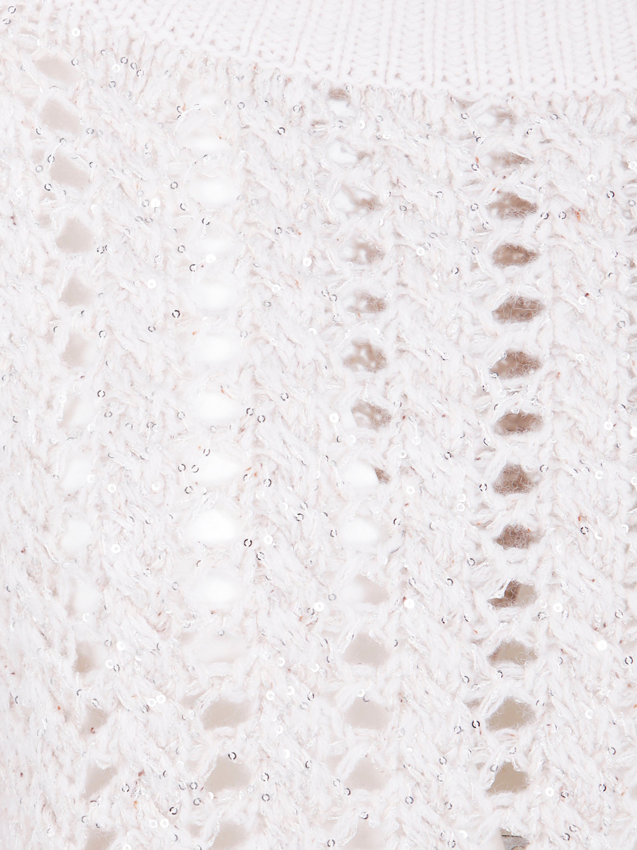 D.EXTERIOR Braid Crystals Boatneck Sweater