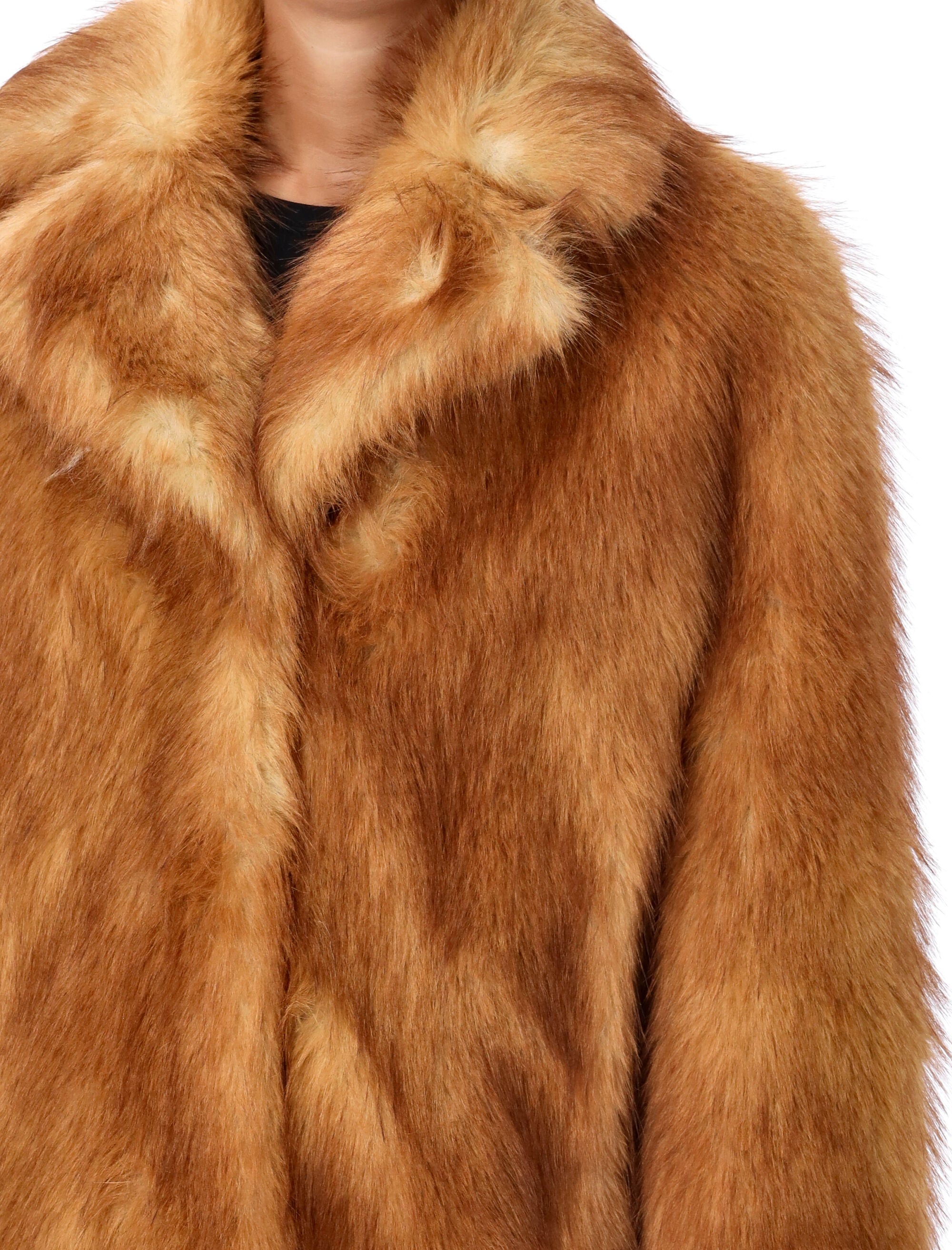 STAND STUDIO Faux Fur Relaxed Fit Jacket Size 36