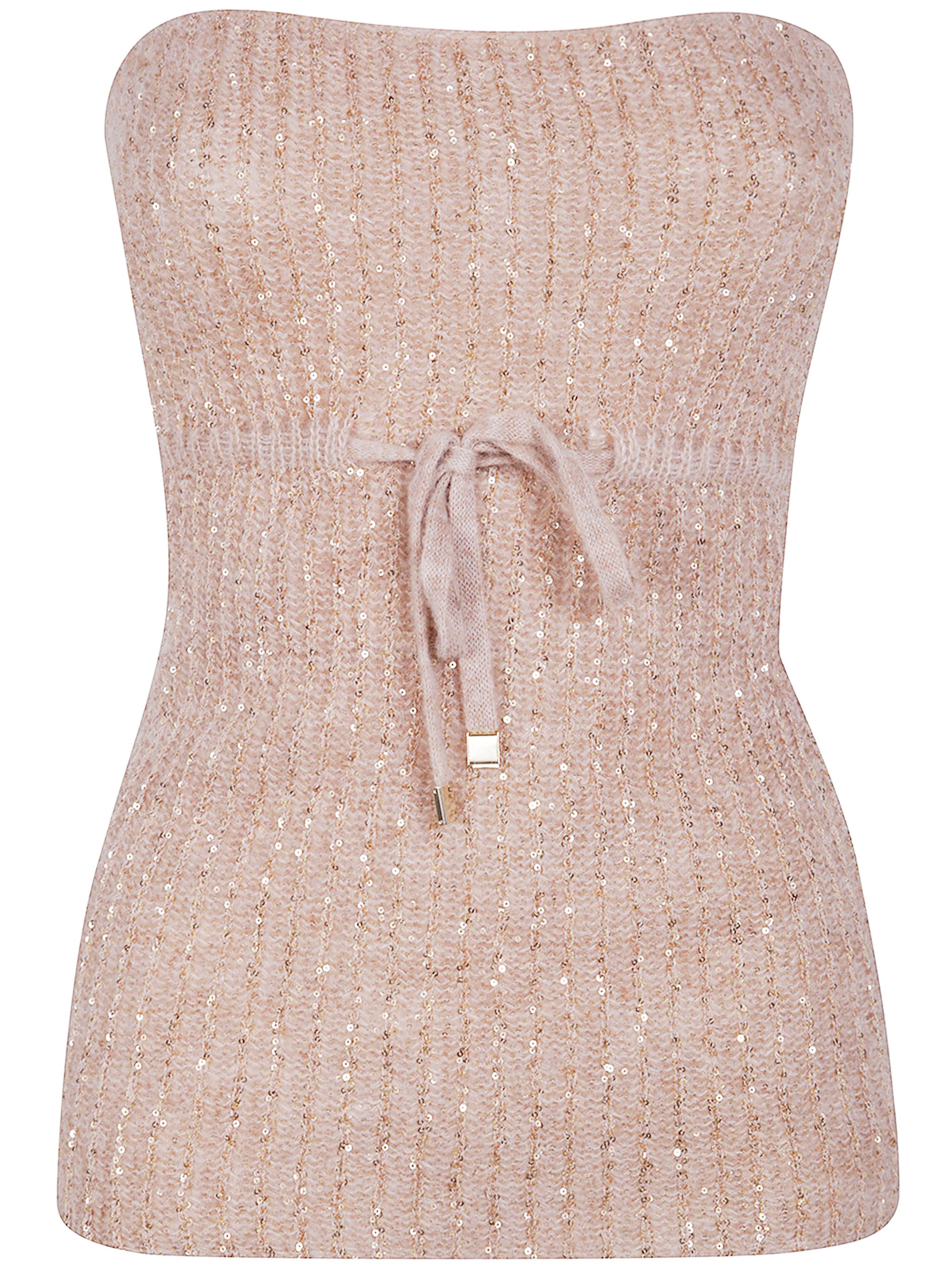 D.EXTERIOR Soft Sequins Pullover Hoodie