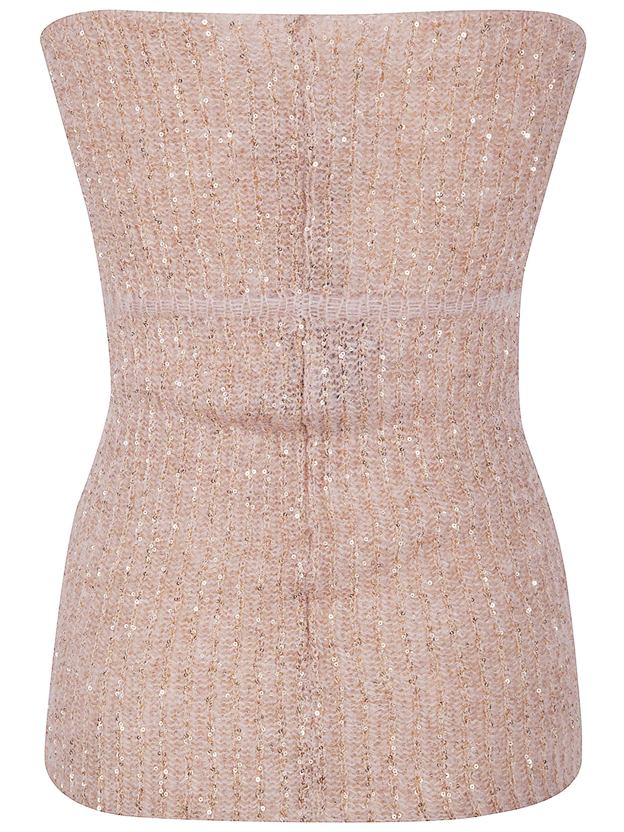 D.EXTERIOR Soft Sequins Pullover Hoodie