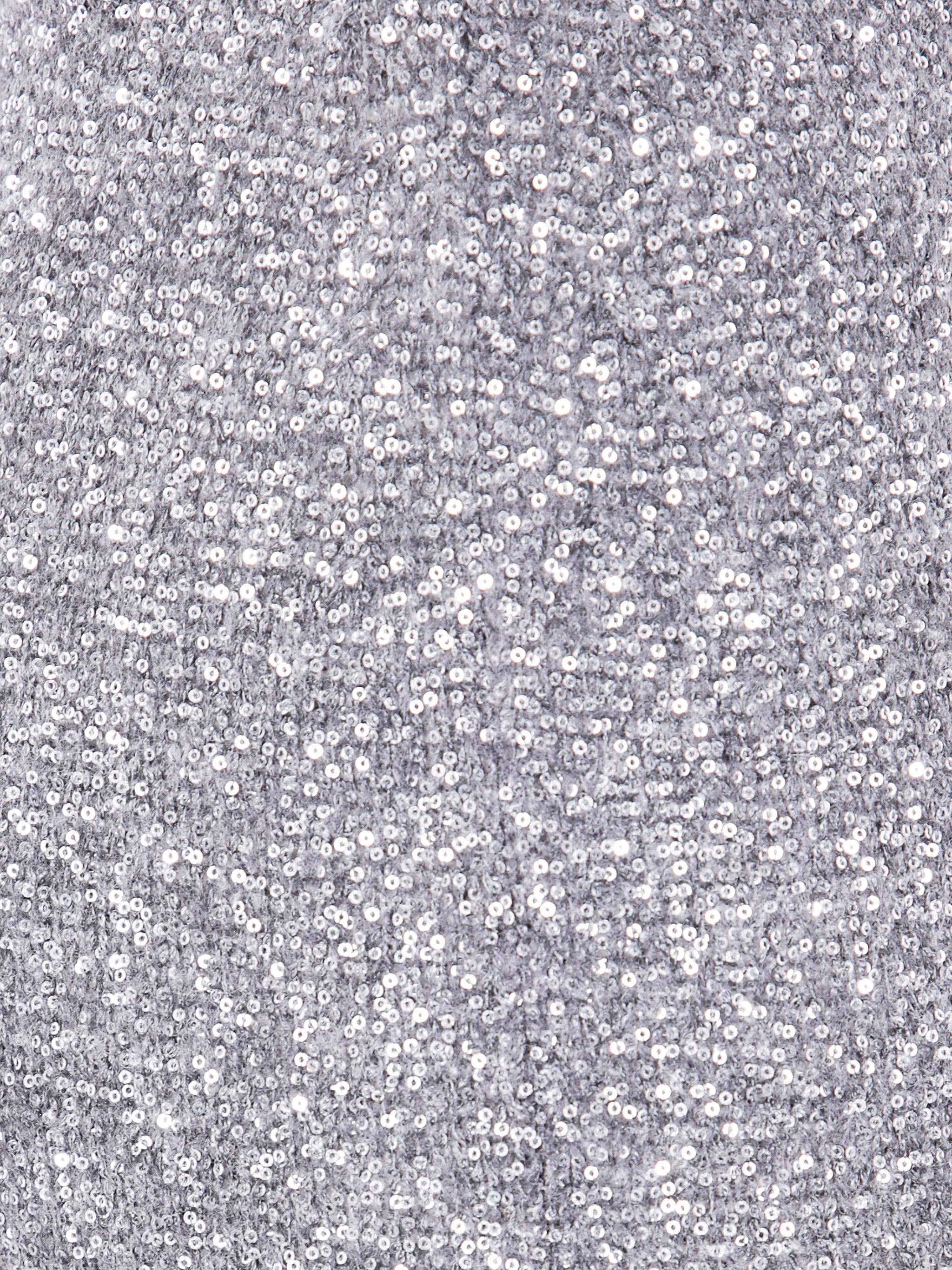 D.EXTERIOR Soft Sequins Straight Skirt for Women