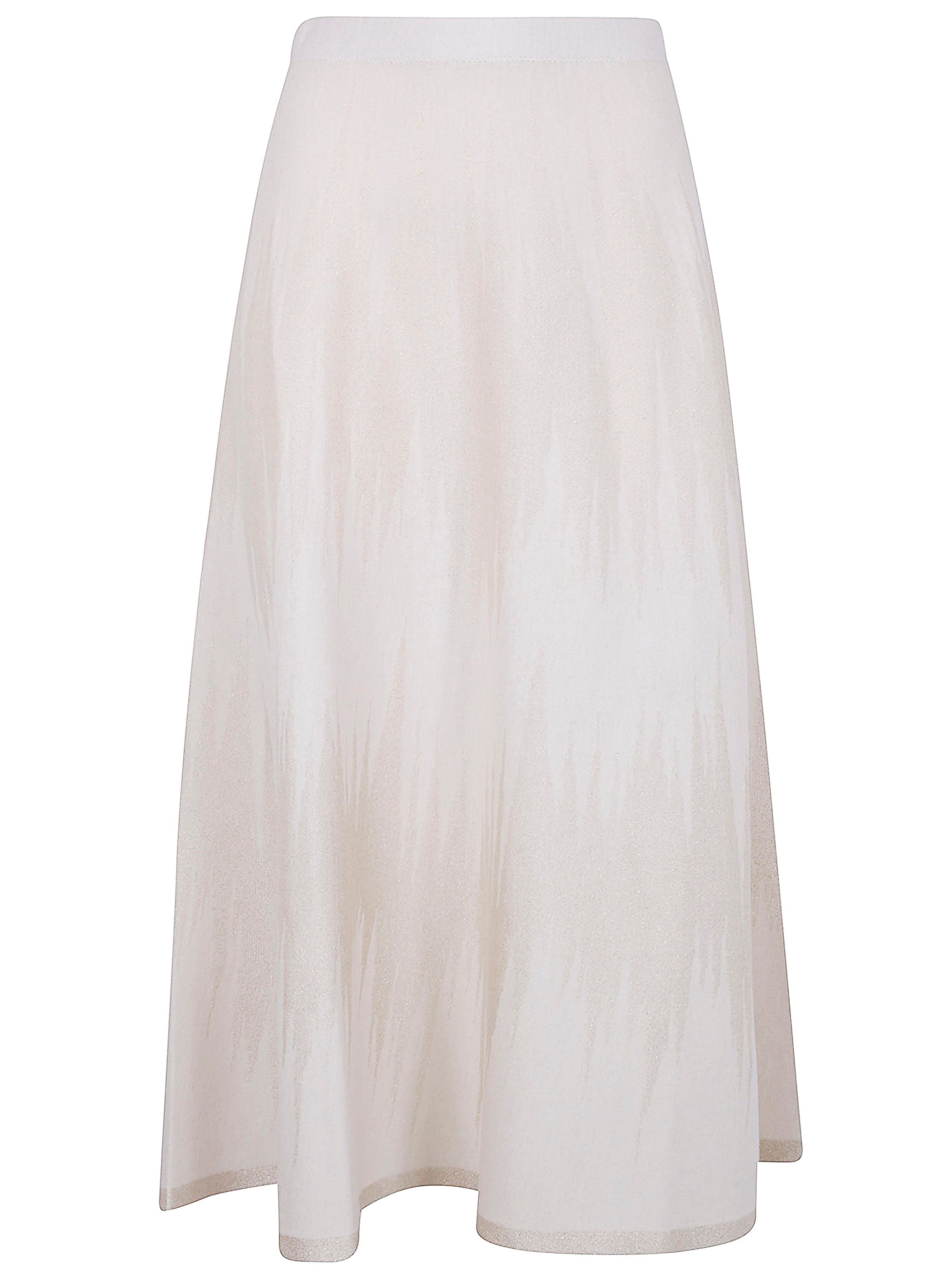 D.EXTERIOR Chevron Lux Flared Skirt - Women's Fall Fashion