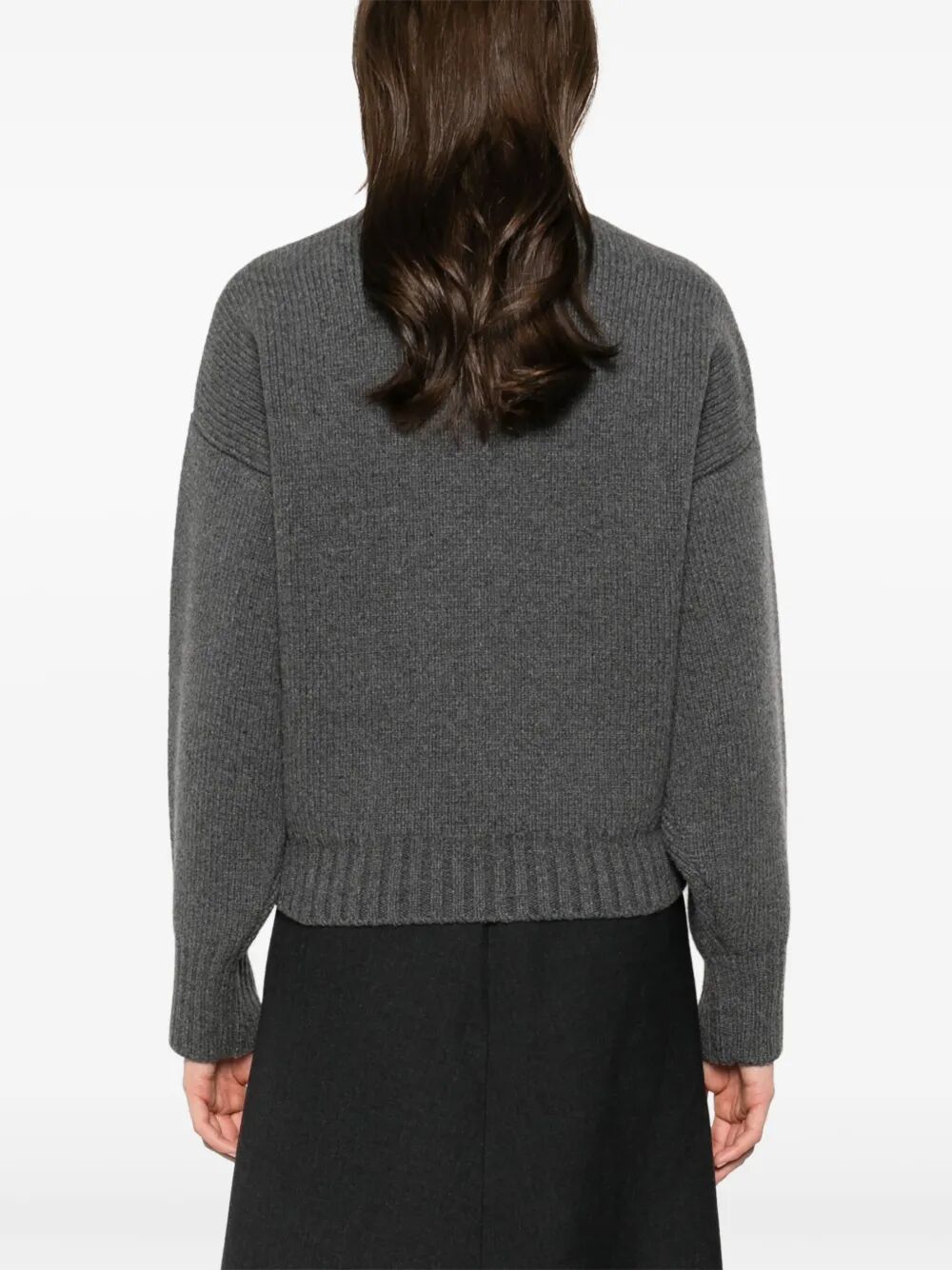 RÓHE Sculptural Compact V-Neck Sweater