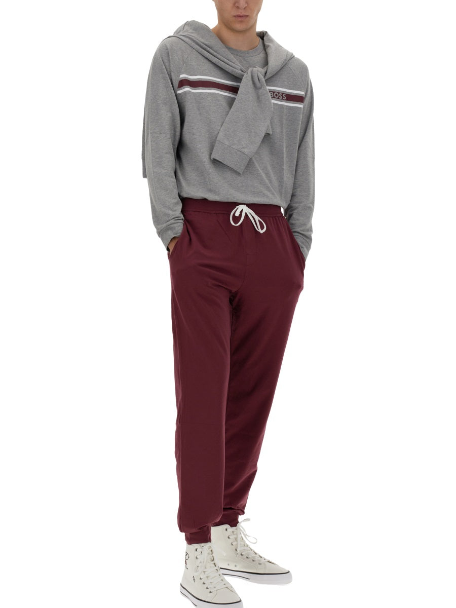 BOSS Embroidered Logo Jogging Pants for Men - FW22