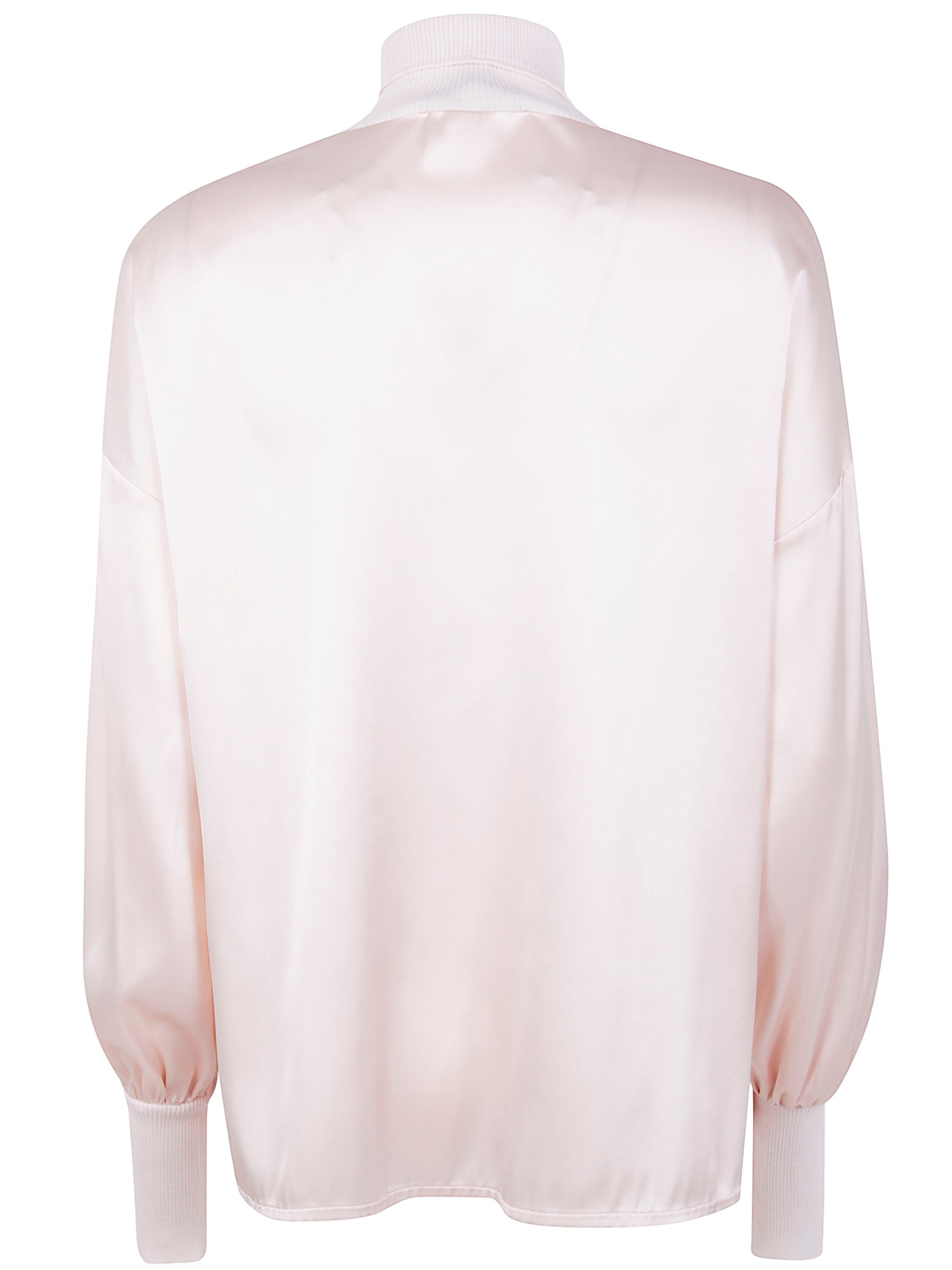 D.EXTERIOR Satin Tunic Blouse - Perfect for FW25