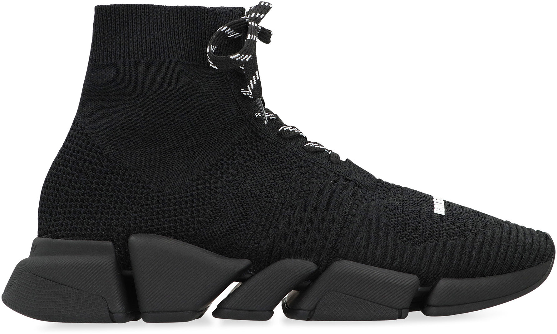 BALENCIAGA High-Top Lace-Up Mesh Sneakers