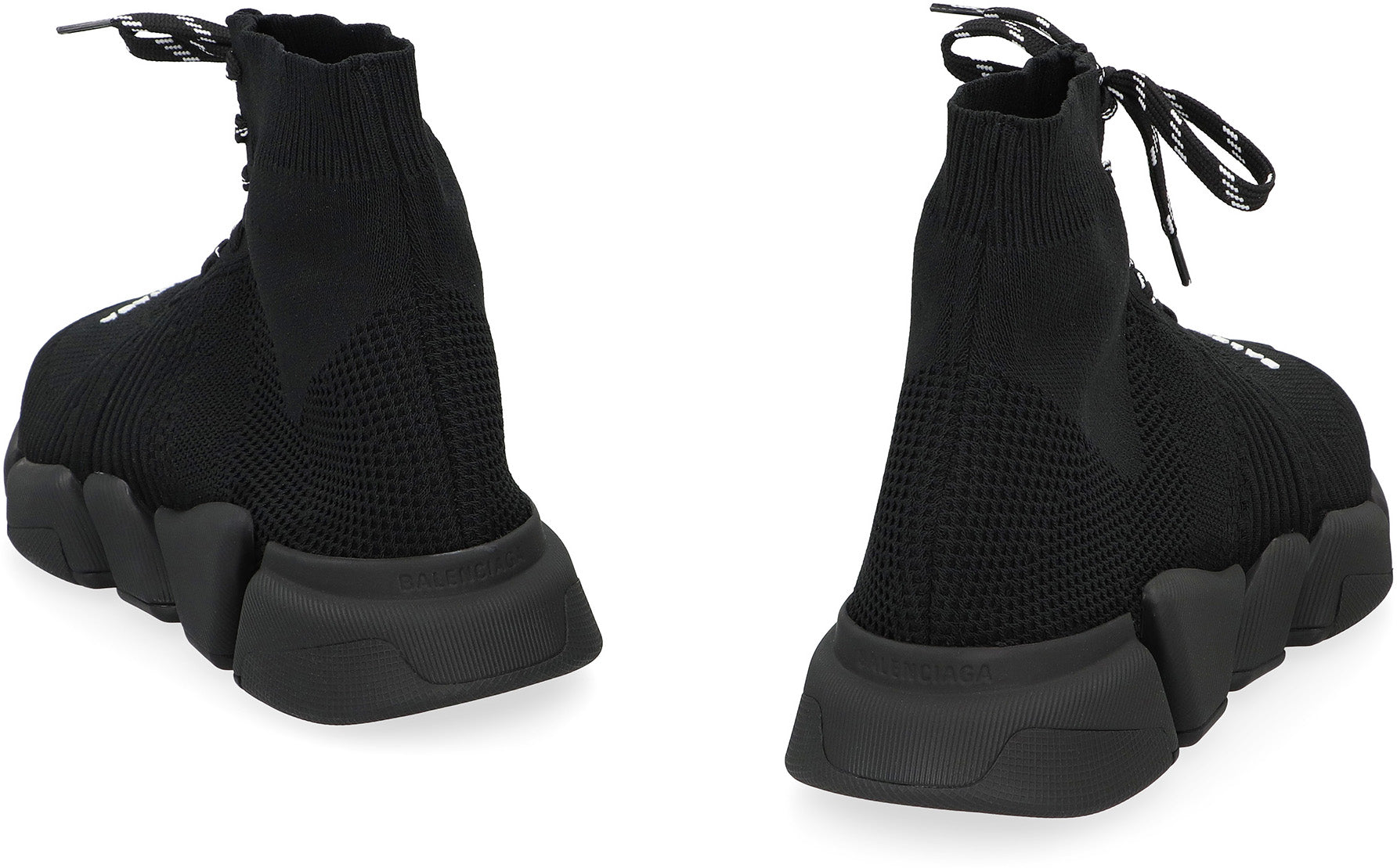 BALENCIAGA High-Top Lace-Up Mesh Sneakers