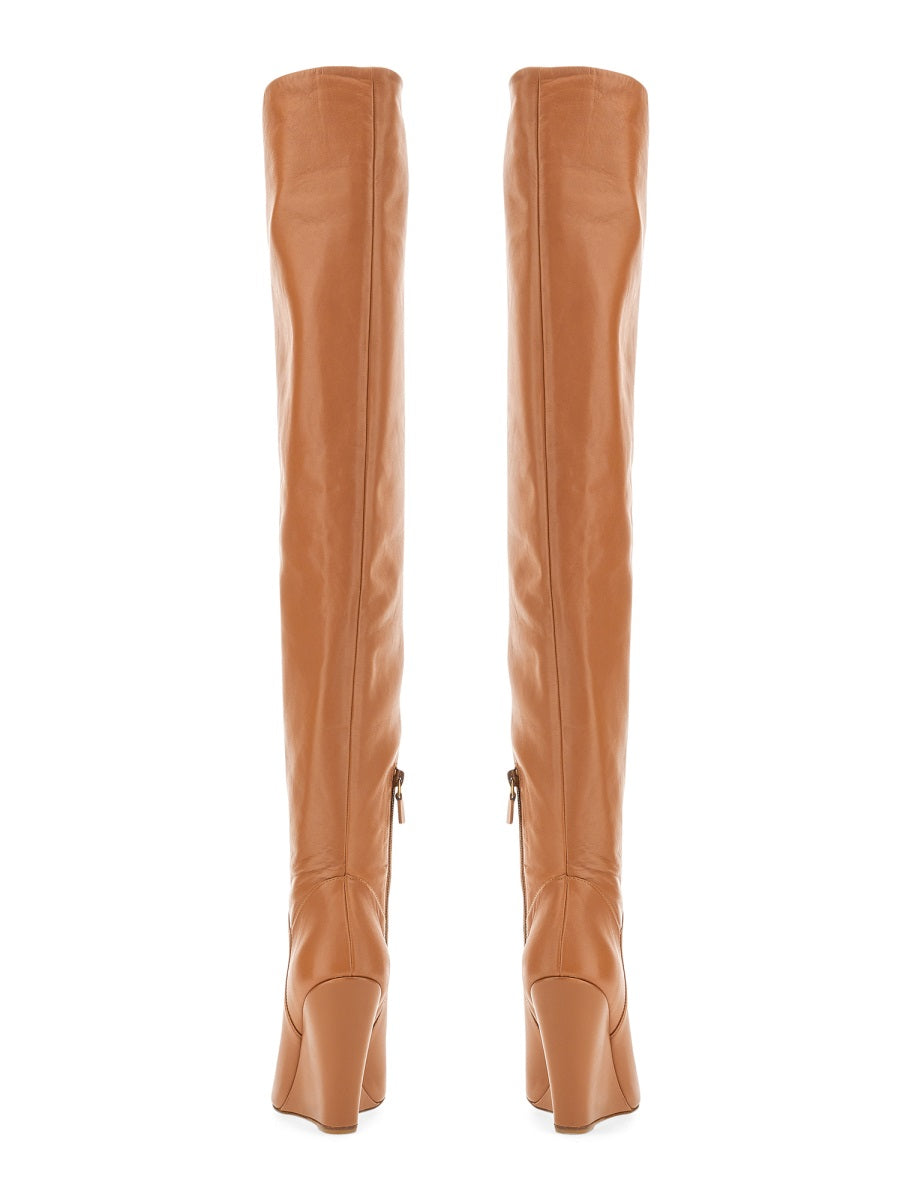 STUART WEITZMAN Wedge Boot with 10 cm Heel