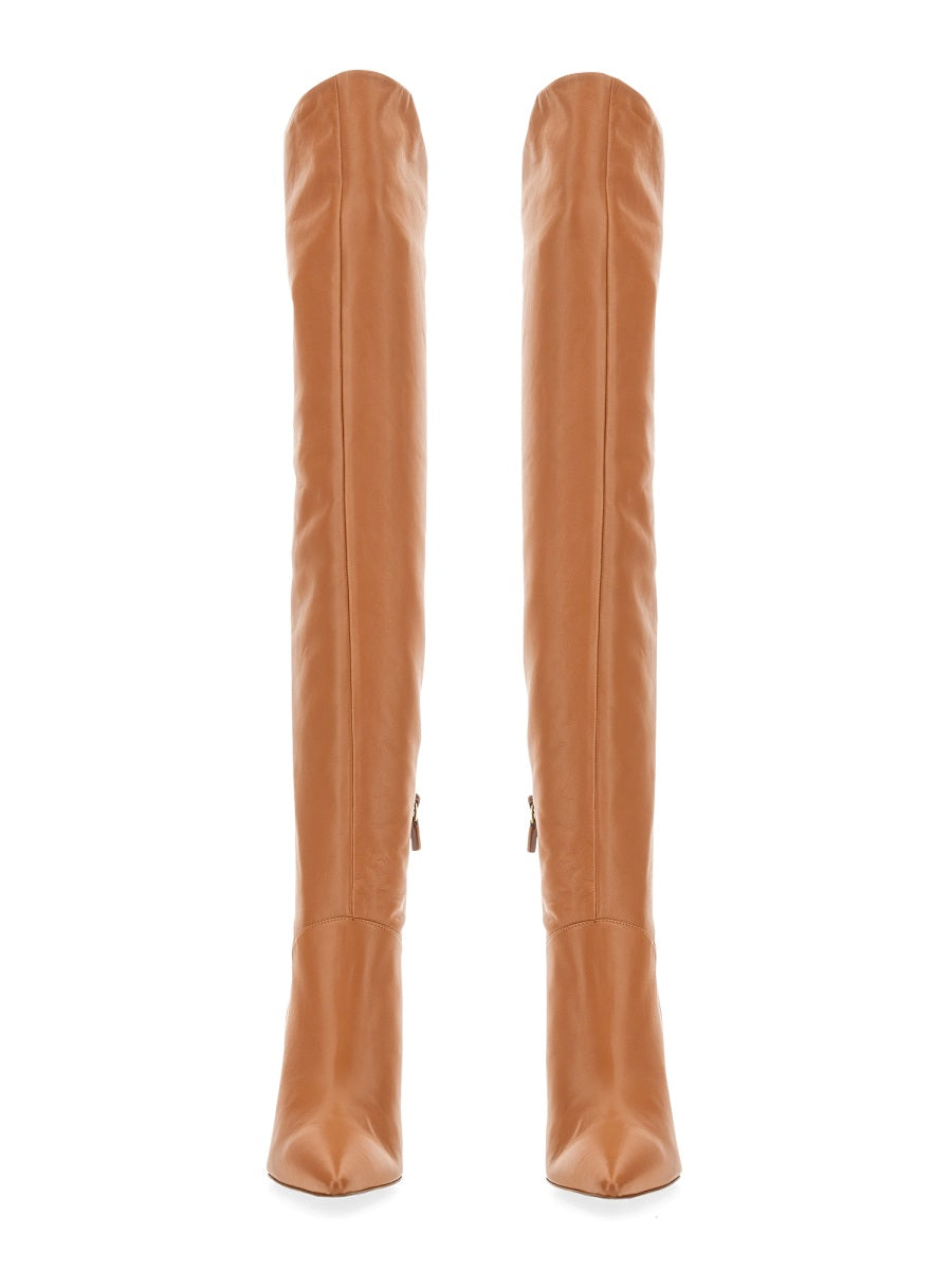 STUART WEITZMAN Wedge Boot with 10 cm Heel