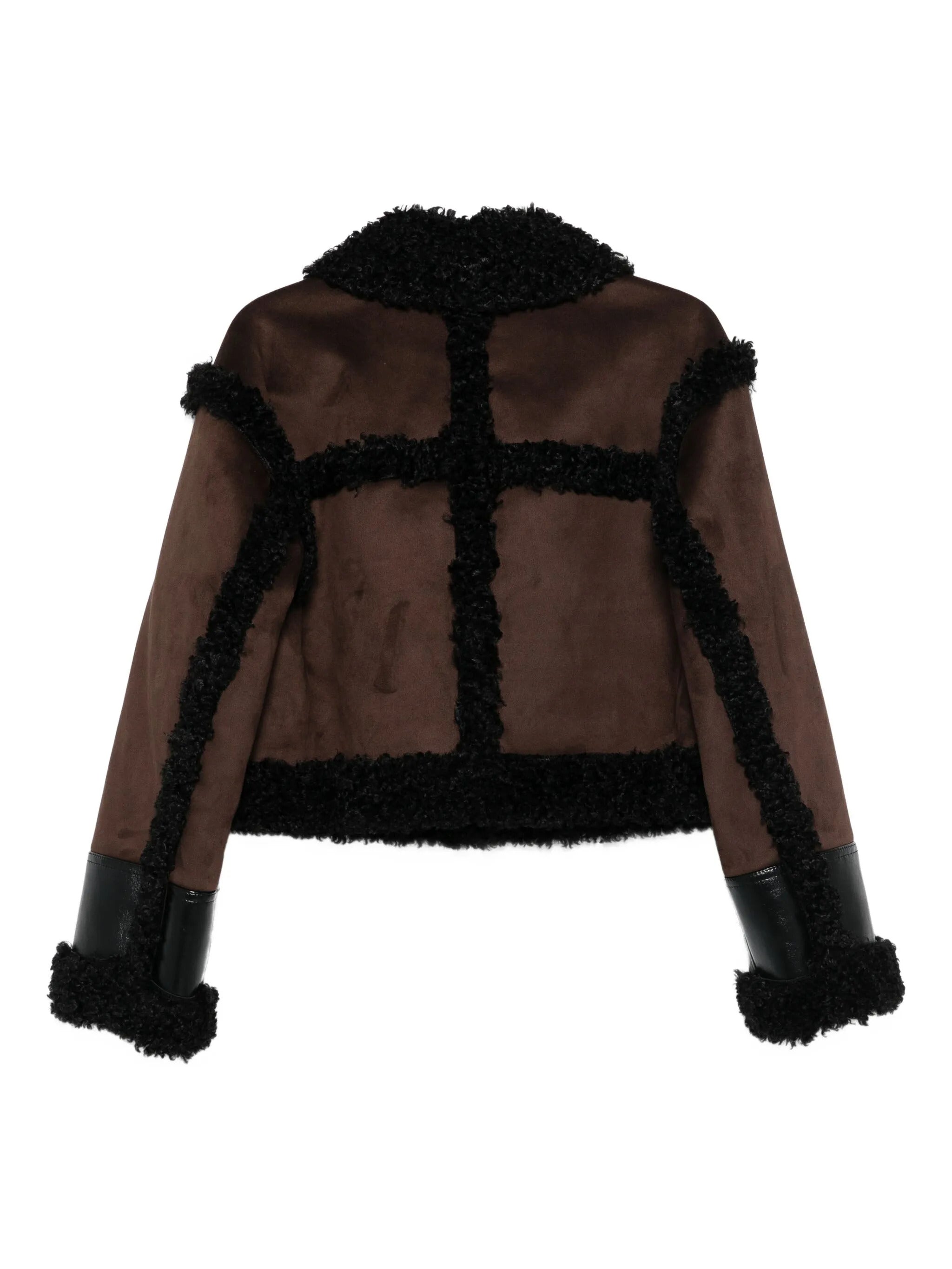 STAND STUDIO Edith Faux Shearling Jacket (Size 36)