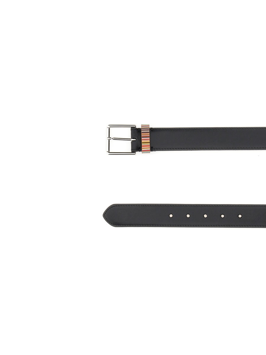 PAUL SMITH Elegant 3 CM Leather Belt for Men