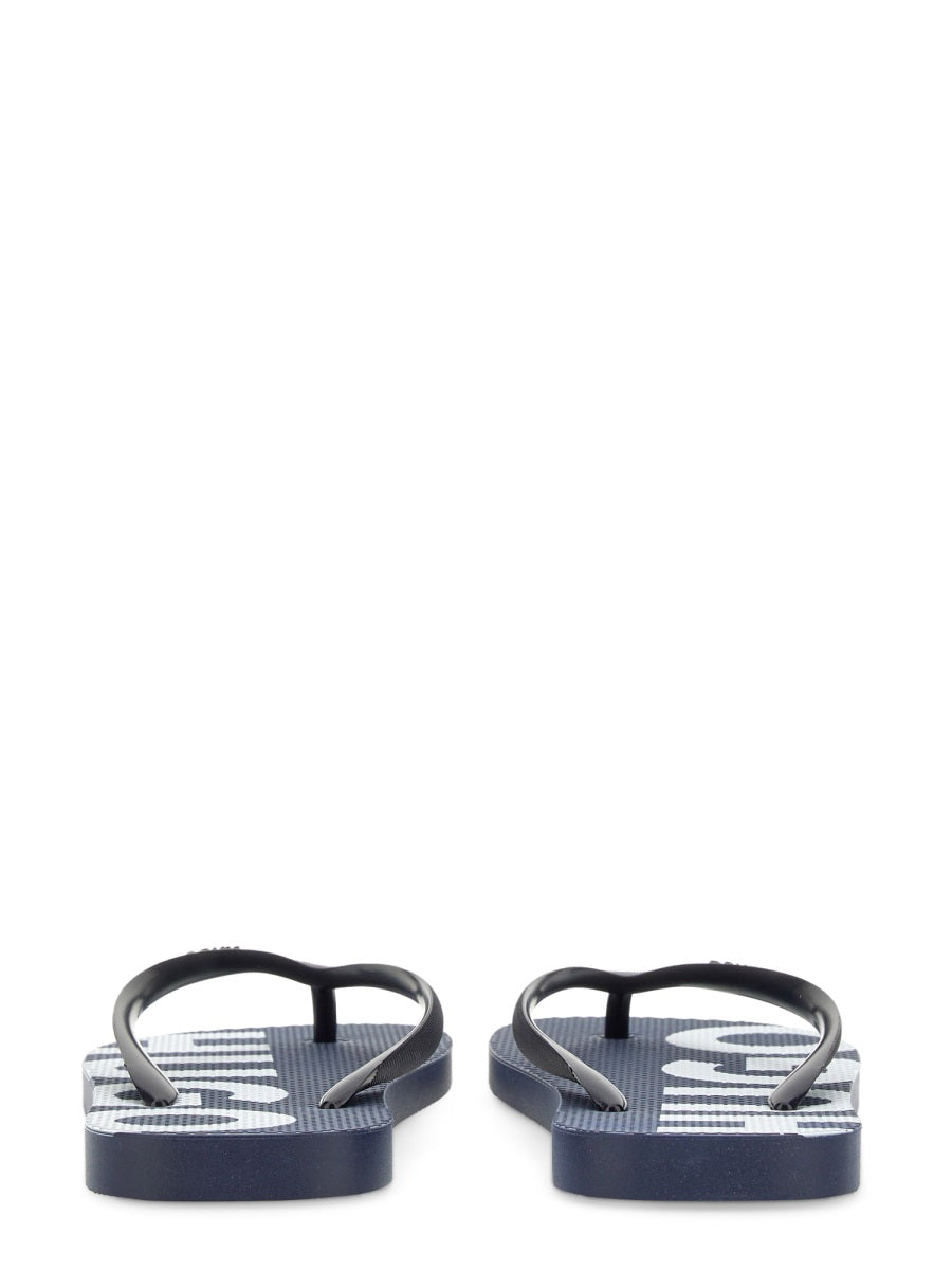 HUGO Slide Sandal with Logo for Men