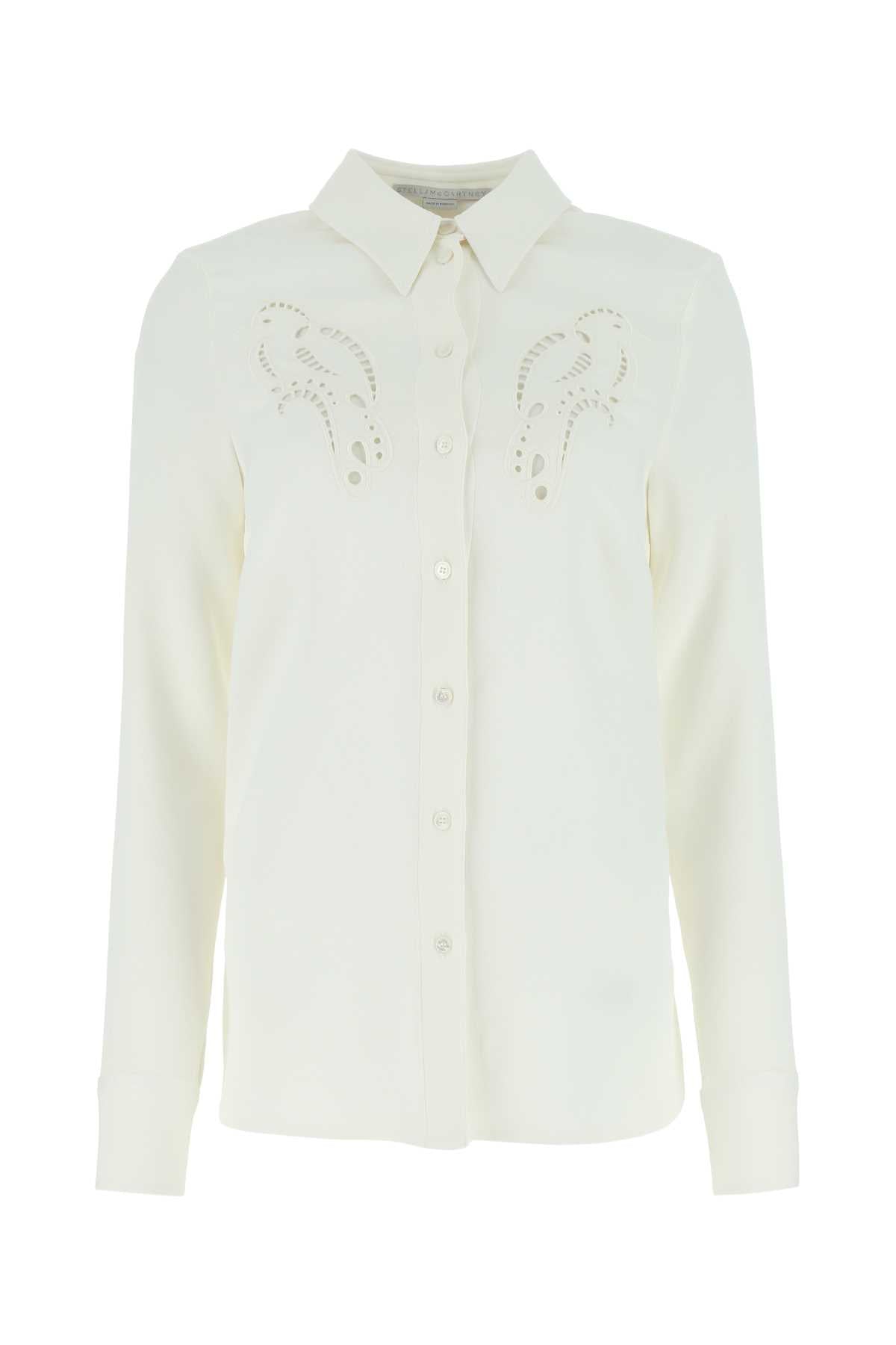 STELLA MCCARTNEY Ivory Stretch Viscose Women’s Shirt