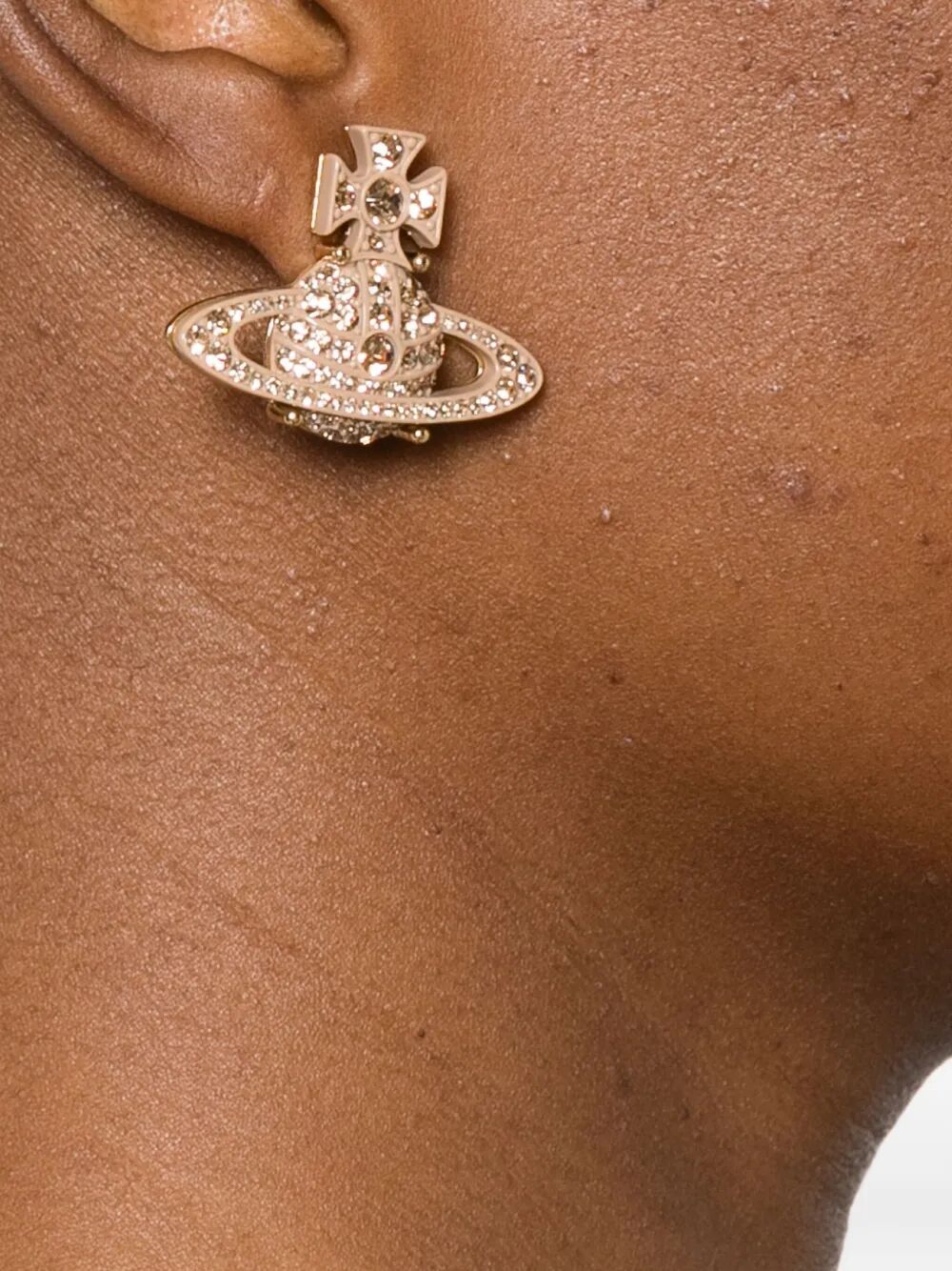 VIVIENNE WESTWOOD Mini Orb Crystal Earrings