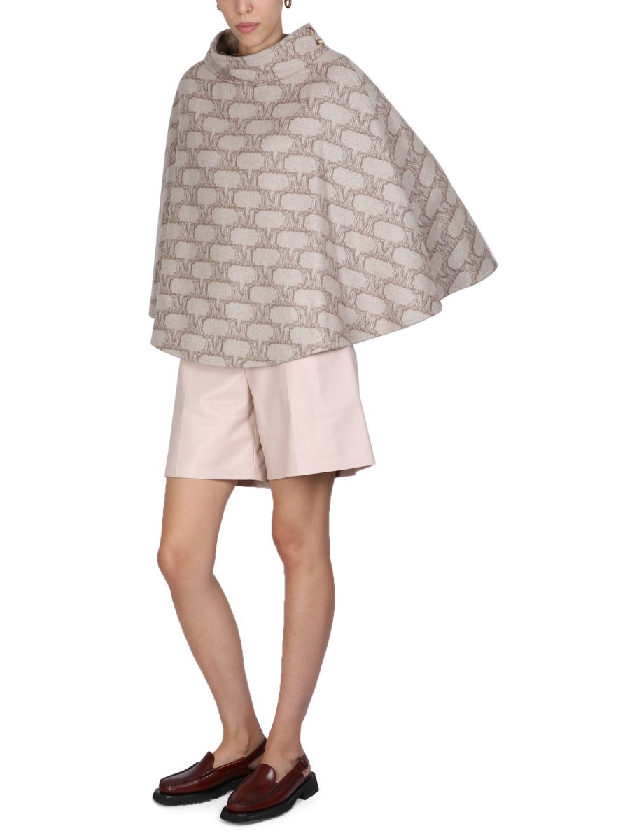 MAX MARA High Neck Jacquard Women's Cape