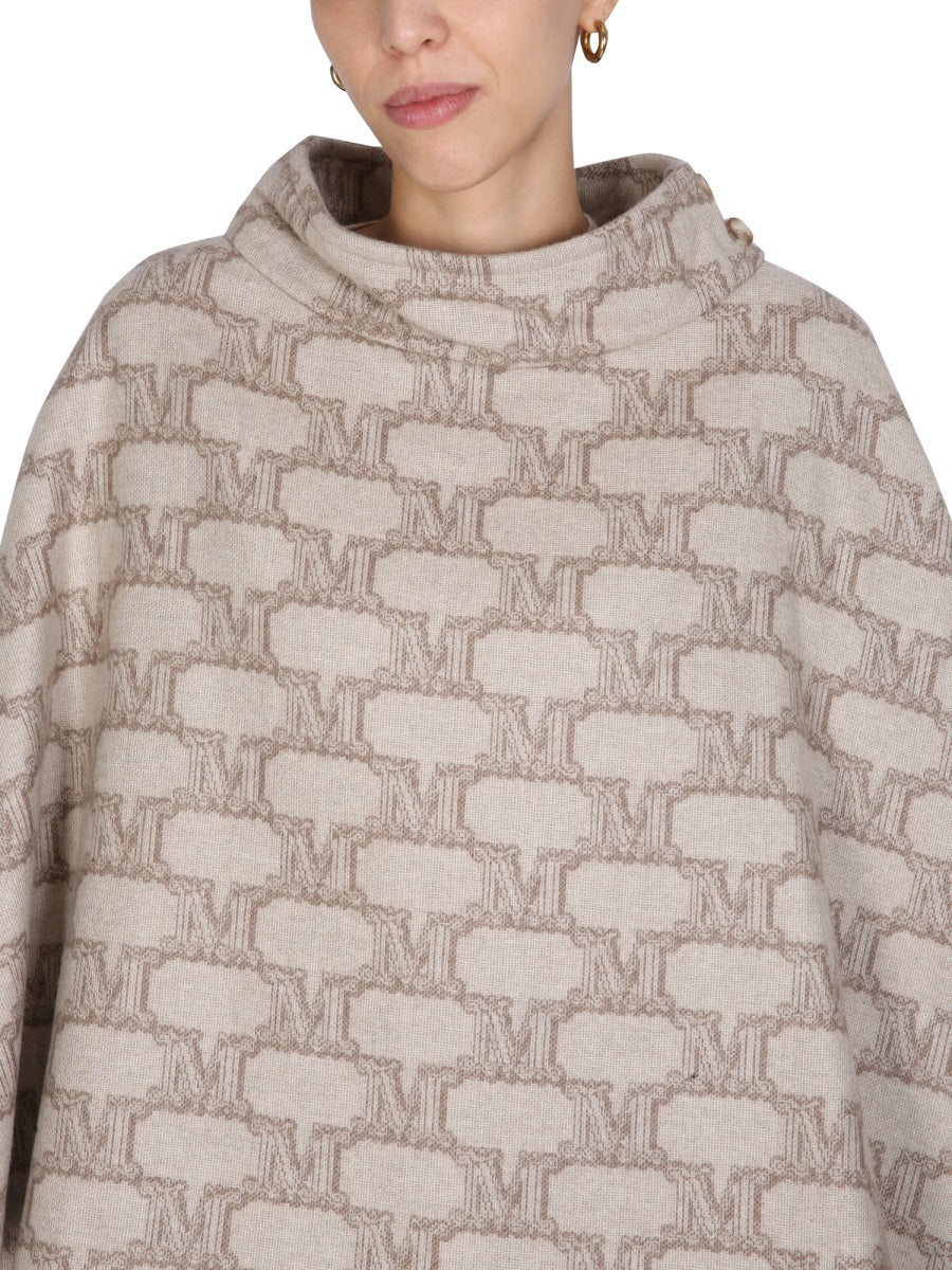 MAX MARA High Neck Jacquard Women's Cape
