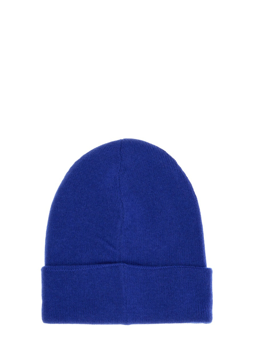 ALEXANDER McQUEEN Ribbed Knitted Logo Hat for Men