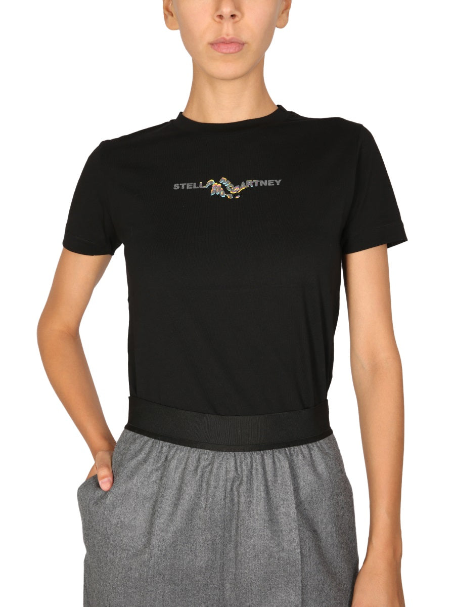 STELLA McCARTNEY Glitch T-Shirt with Necklace - Women's