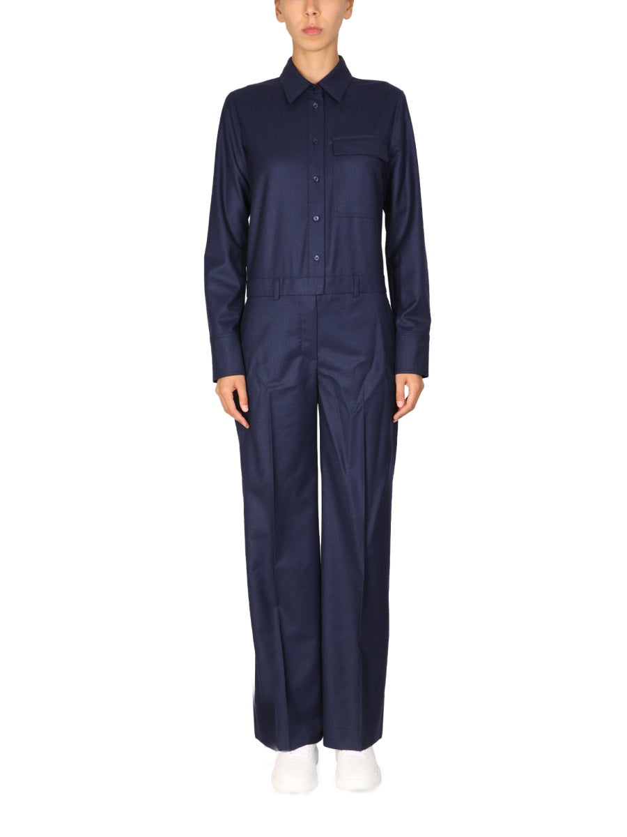 STELLA McCARTNEY Elegant Wool Jumpsuit for Women - S