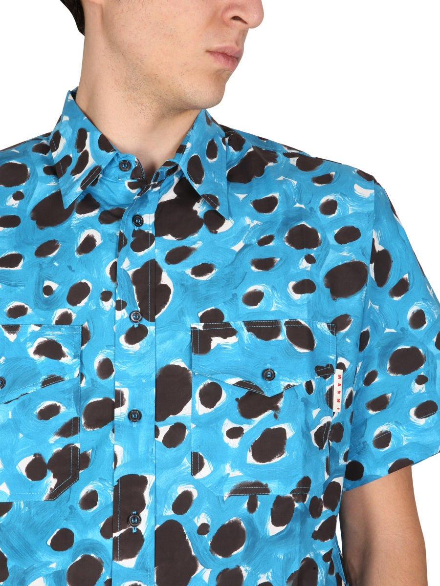 MARNI Classic Pop Dots Print Shirt