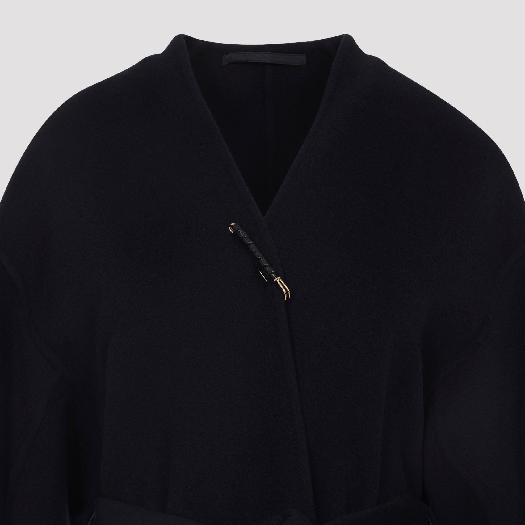 CARVEN Wool Wrap Jacket