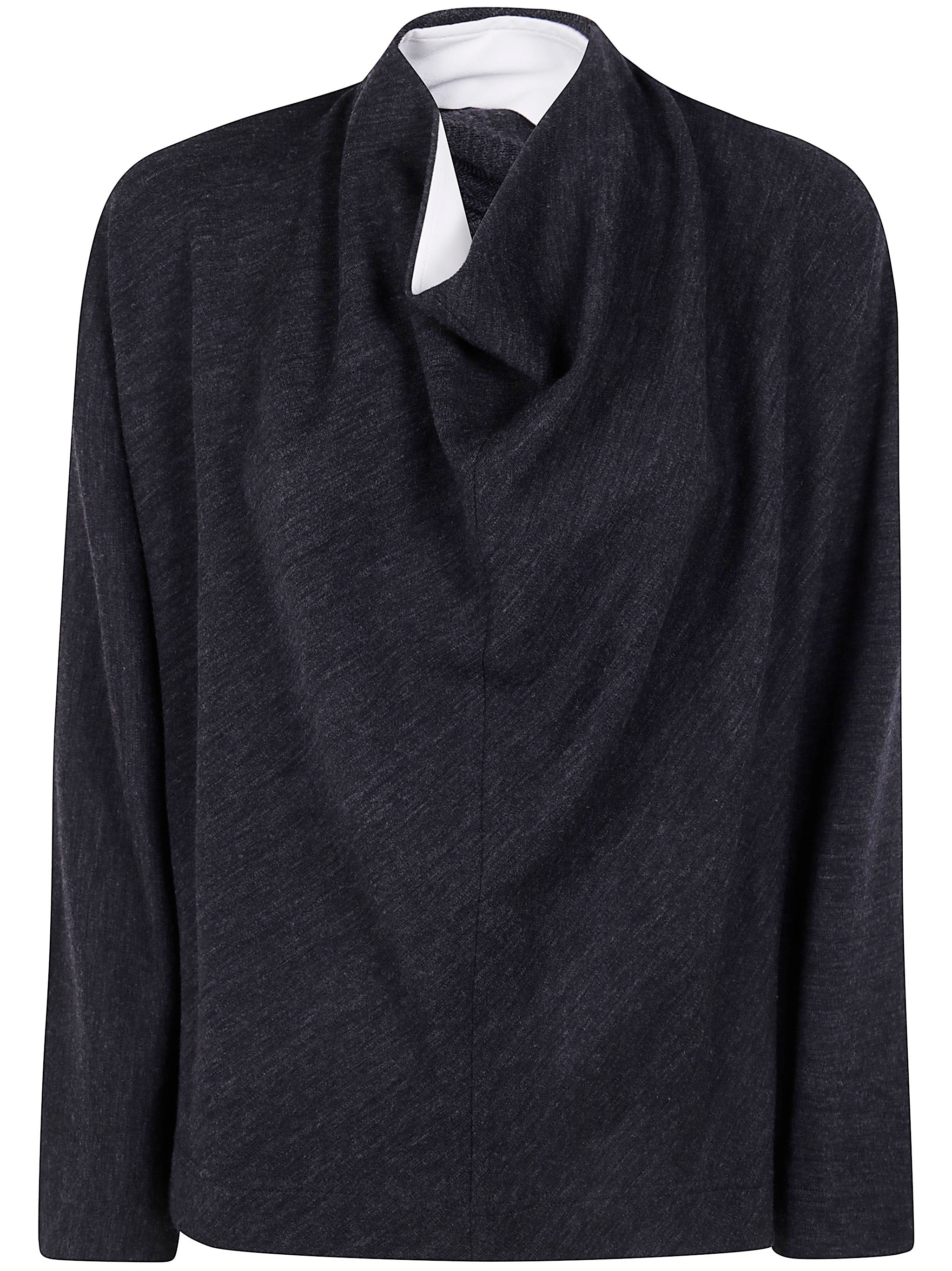 CARVEN Drape Back Wool Top for Women