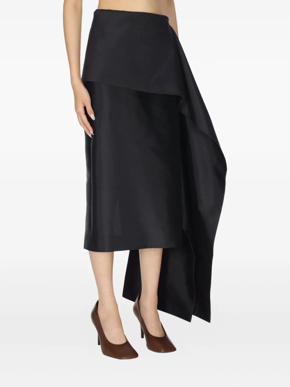 CARVEN Elegant Bow Mini Skirt