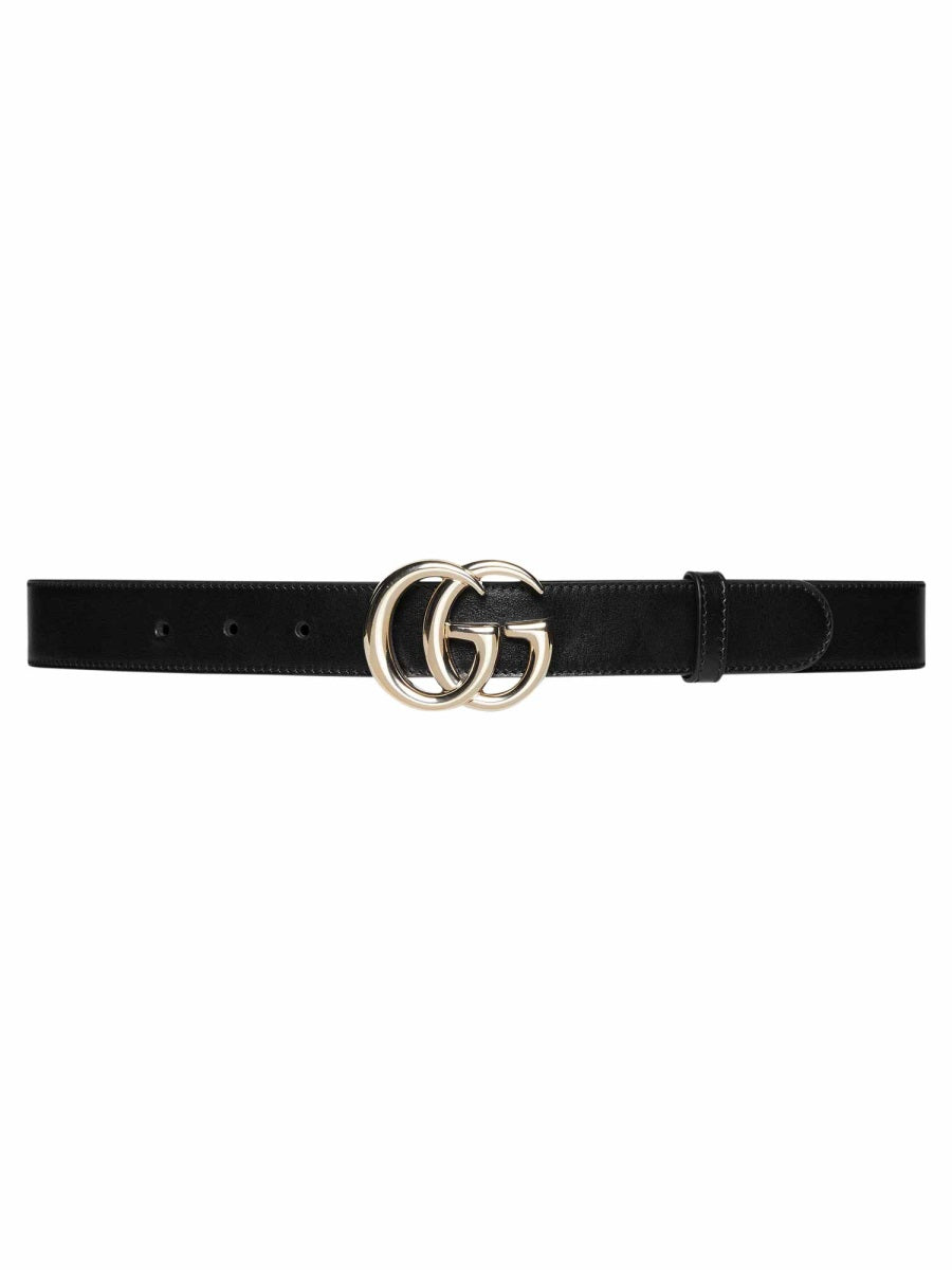 GUCCI GG Marmont Mini Leather Belt - Elegant Accessory