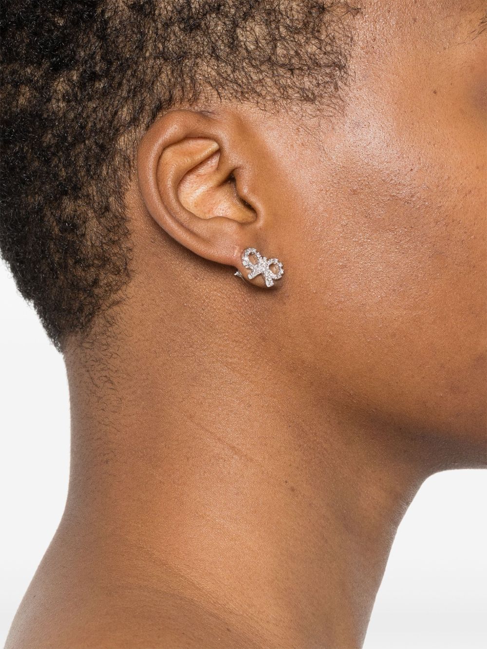 SELF-PORTRAIT Bow Detail Earrings