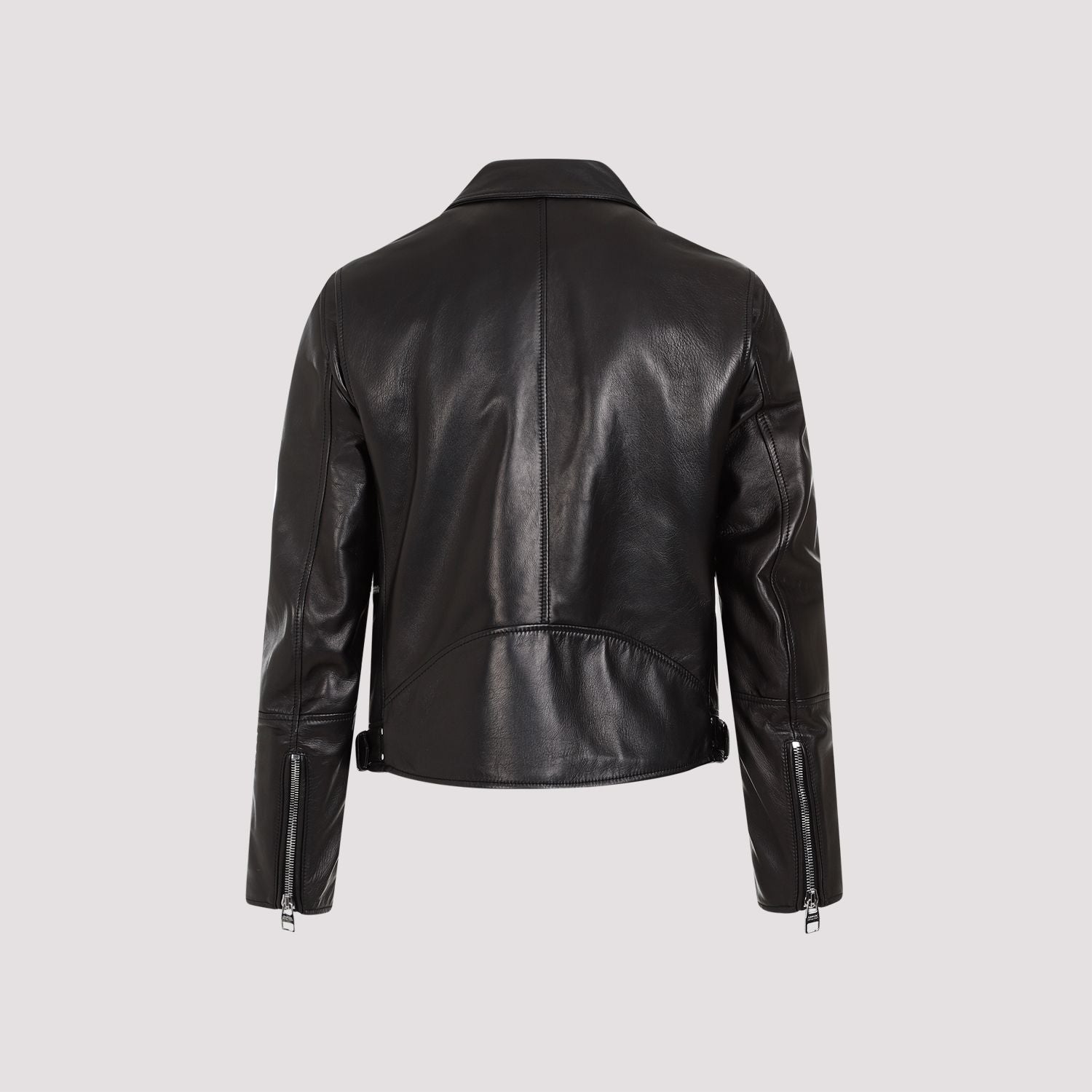 ALEXANDER MCQUEEN Men's Leather Biker Jacket