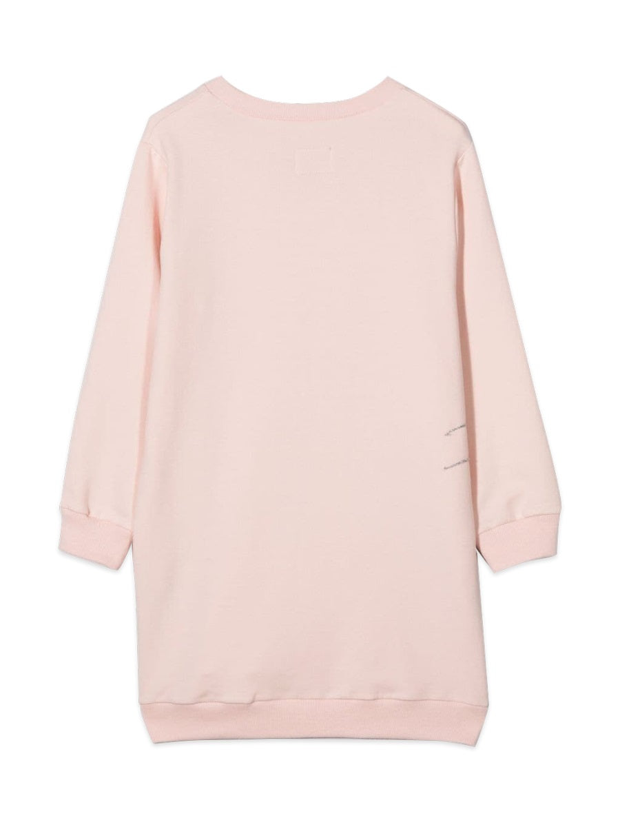 IL GUFO Long Sleeve Mini Dress for Girls