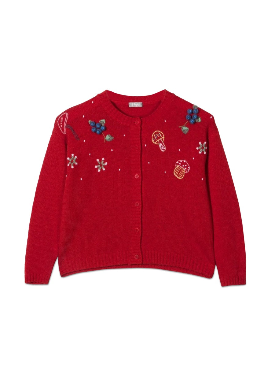 IL GUFO Cozy Mini Knitted Sweater for Girls