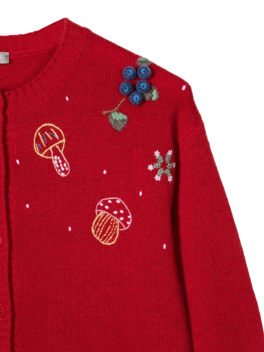 IL GUFO Cozy Mini Knitted Sweater for Girls