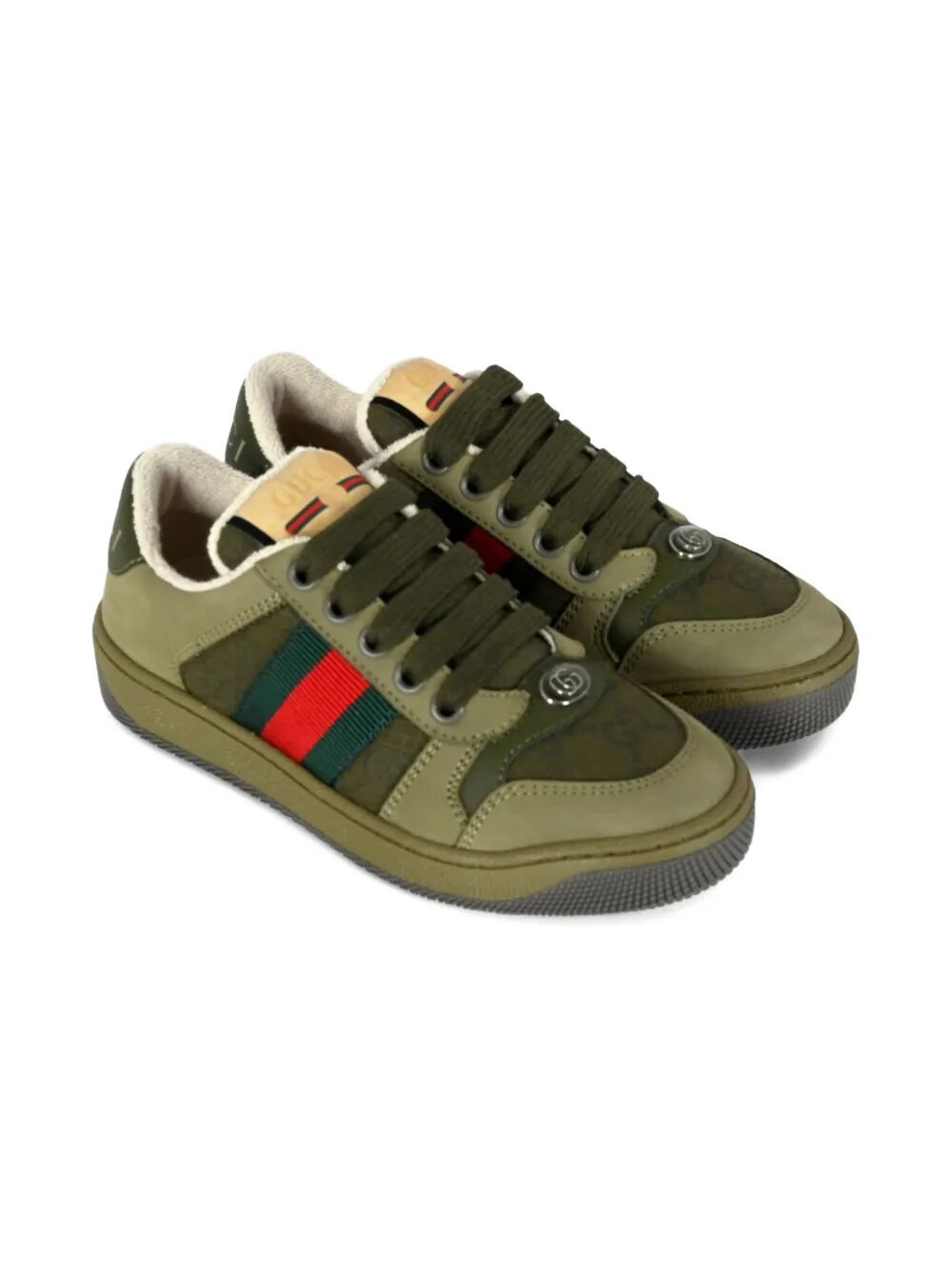 GUCCI KIDS Unisex Mini Fabric Sneakers