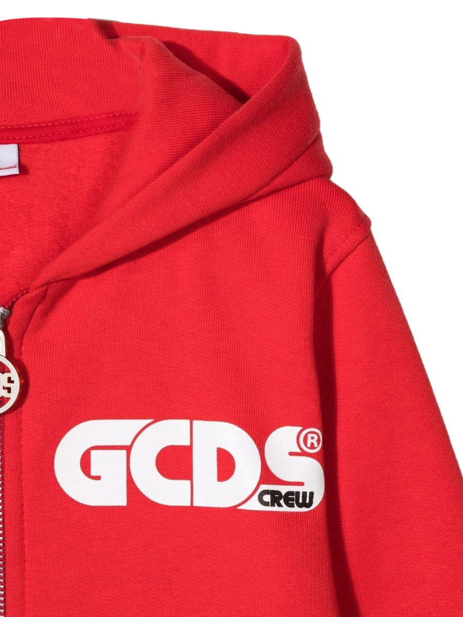 GCDS Mini Zip Hoodie for Boys
