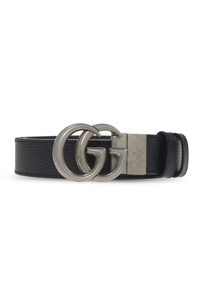 GUCCI Reversible Leather Double G Buckle Belt