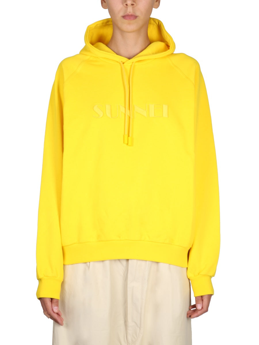SUNNEI Unisex Cotton Sweatshirt with Drawstring Hood