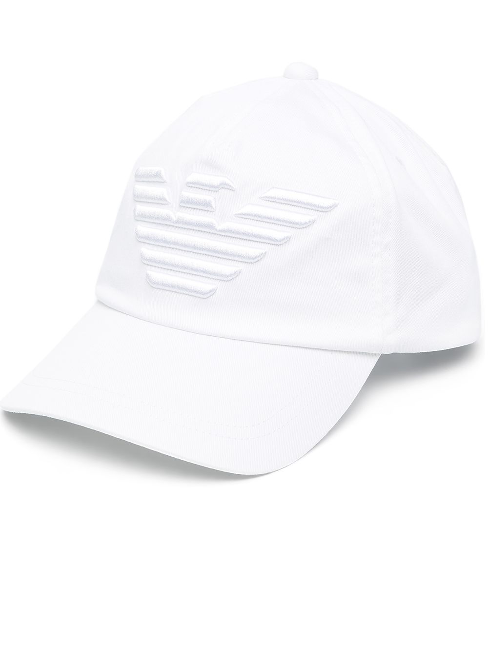 EMPORIO ARMANI Logo Baseball Cap with Curved Peak - Adjustable Fit