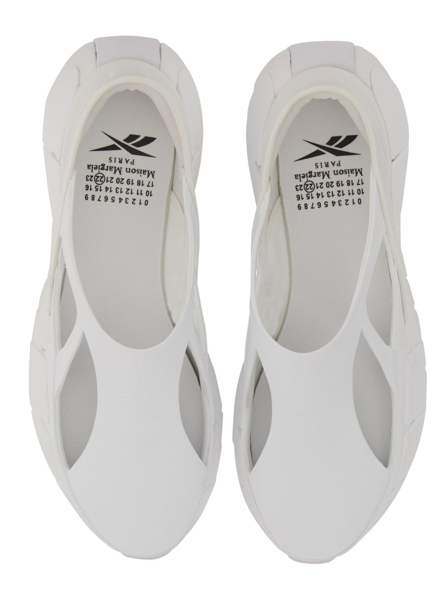 MAISON MARGIELA X REEBOK Sneaker Project 0 Creased with Rubber Sole 4 CM