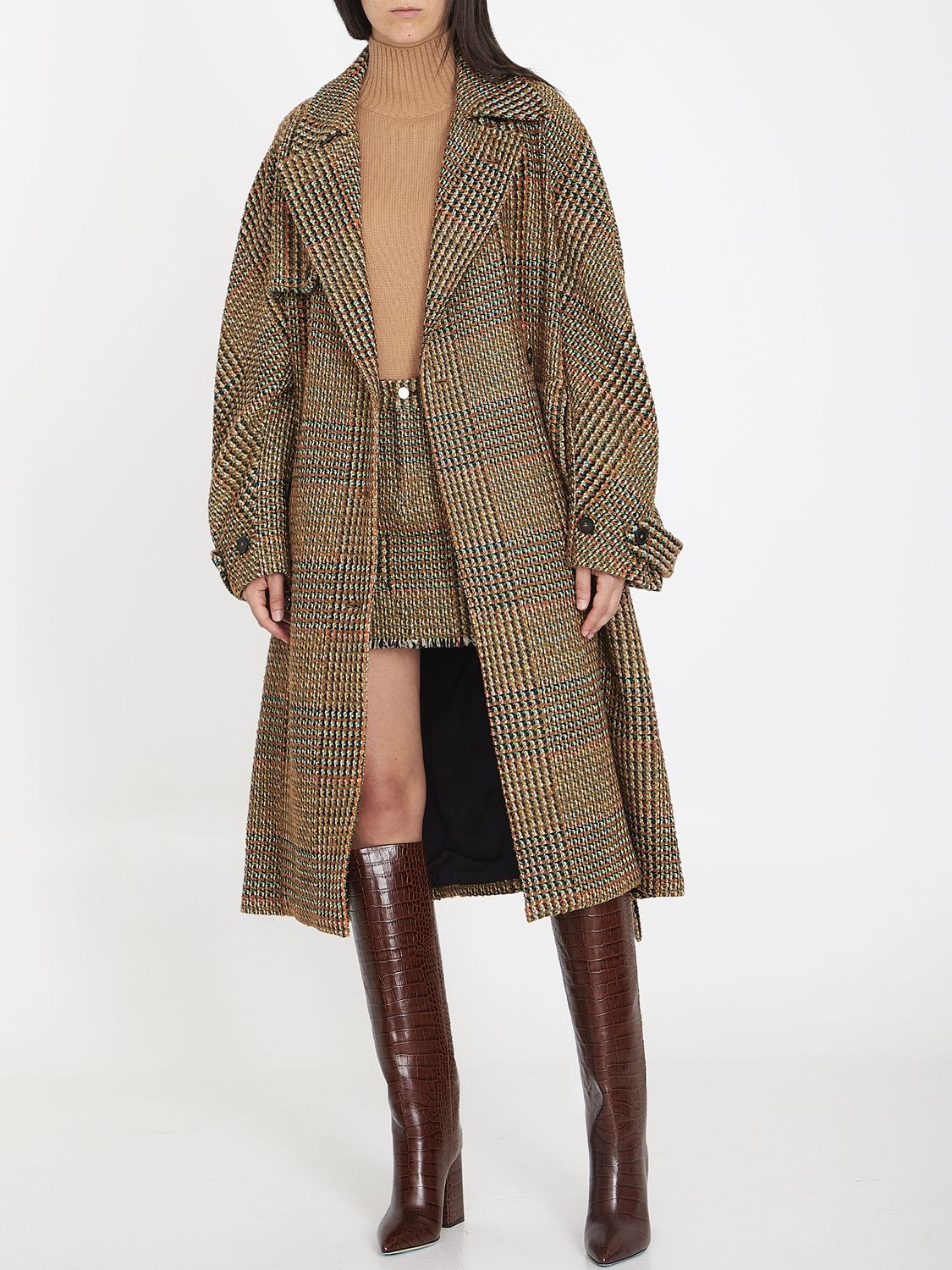 STELLA MCCARTNEY Chic Wool Mini Skirt