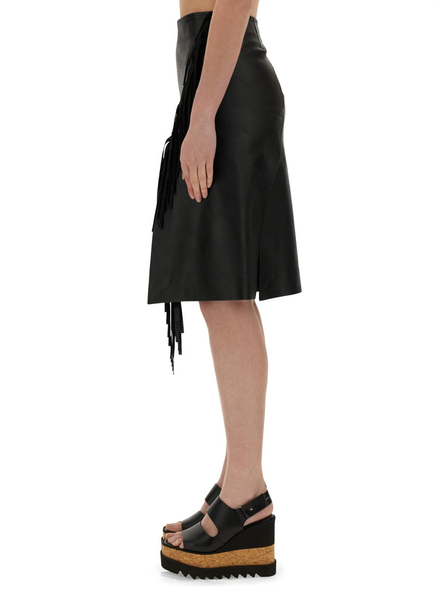 STELLA MCCARTNEY Fringed Mini Skirt - Size 40