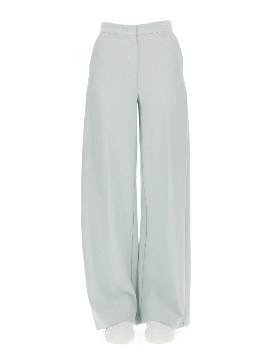 MAX MARA Women's Elegant Trousers with Button and Zip Closure