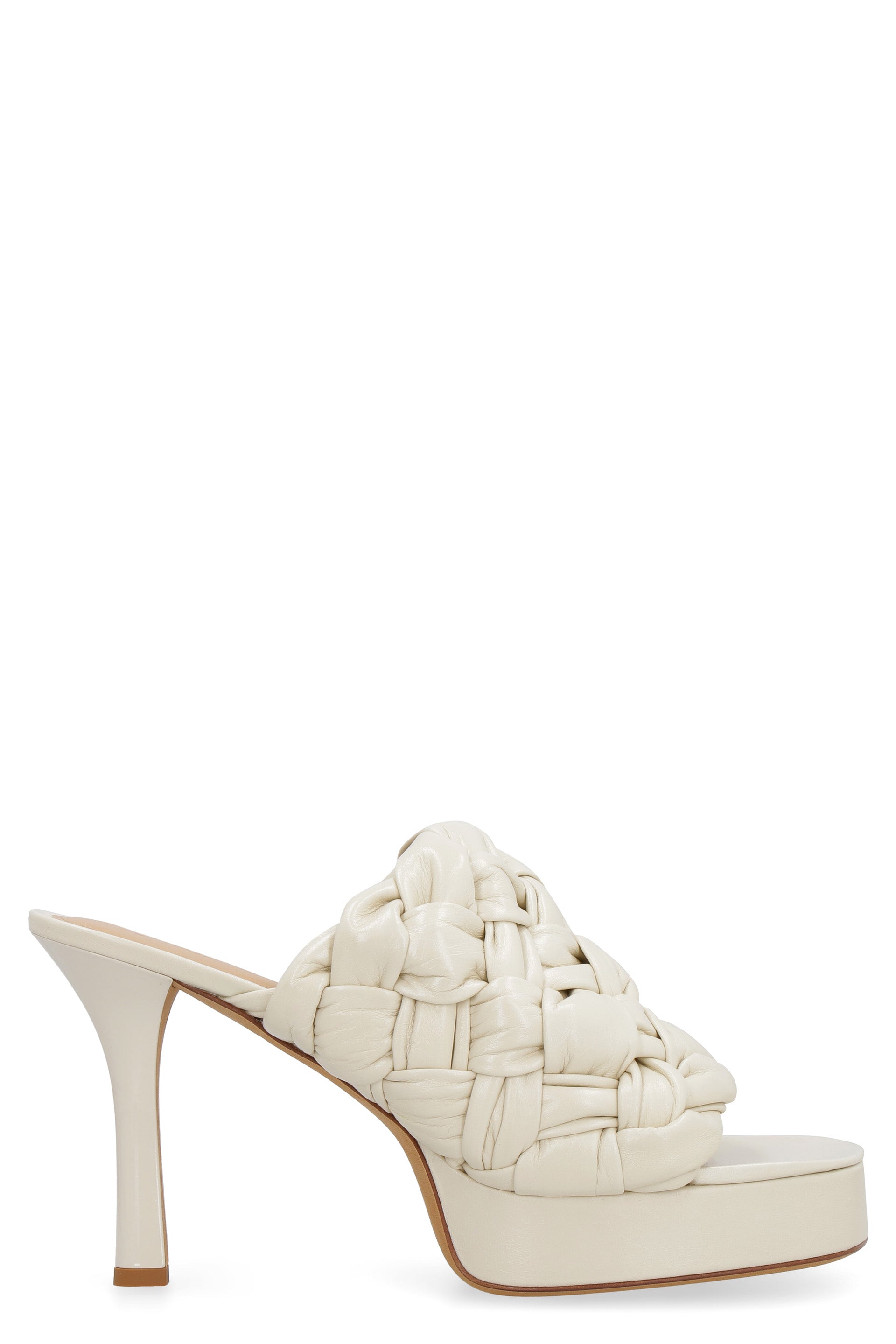BOTTEGA VENETA Square Toe Platform Stiletto Flat