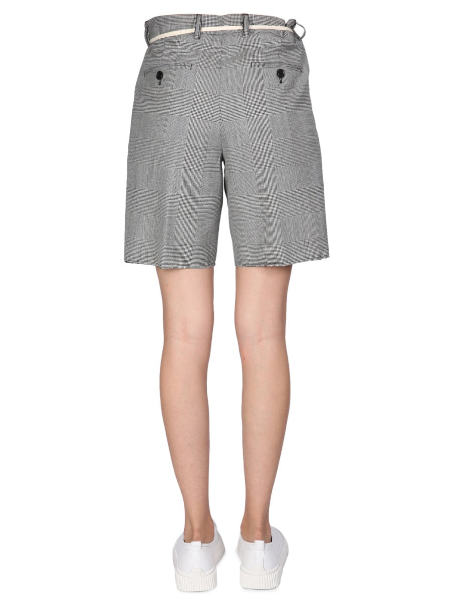 ASPESI Stretch Flannel Bermuda Shorts for Women