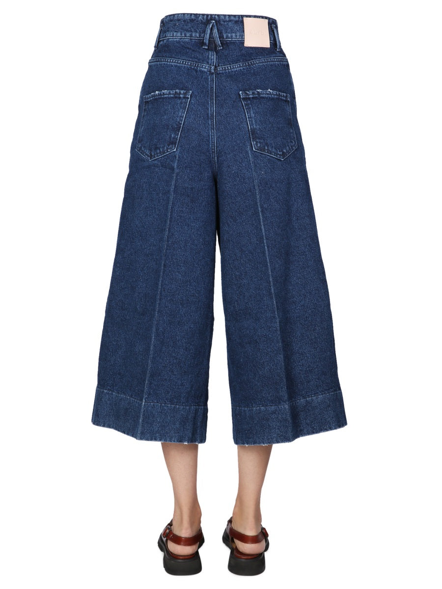 ALYSI High Waist Wide Leg Jeans