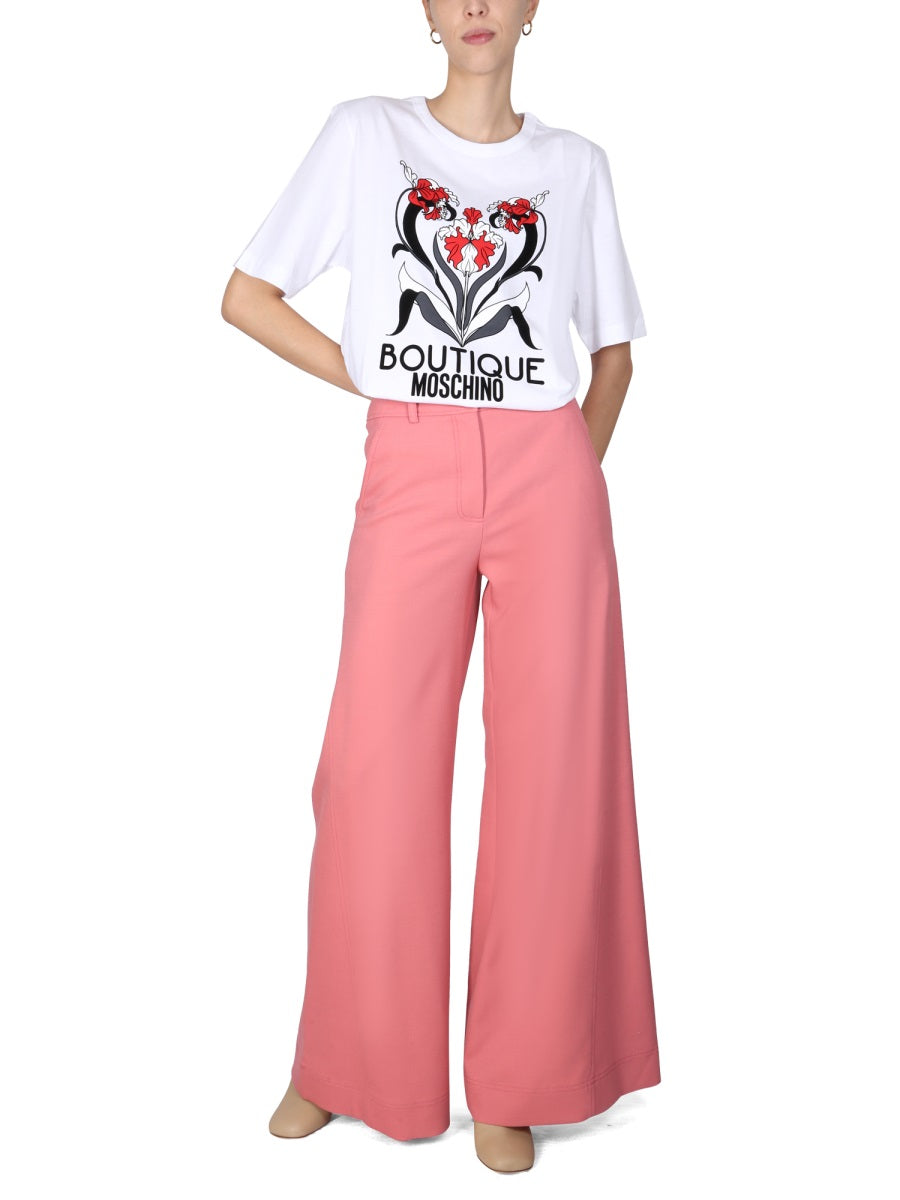BOUTIQUE MOSCHINO Chic Flare Pants