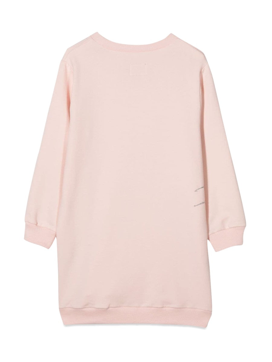 IL GUFO Long Sleeve Mini Dress for Girls