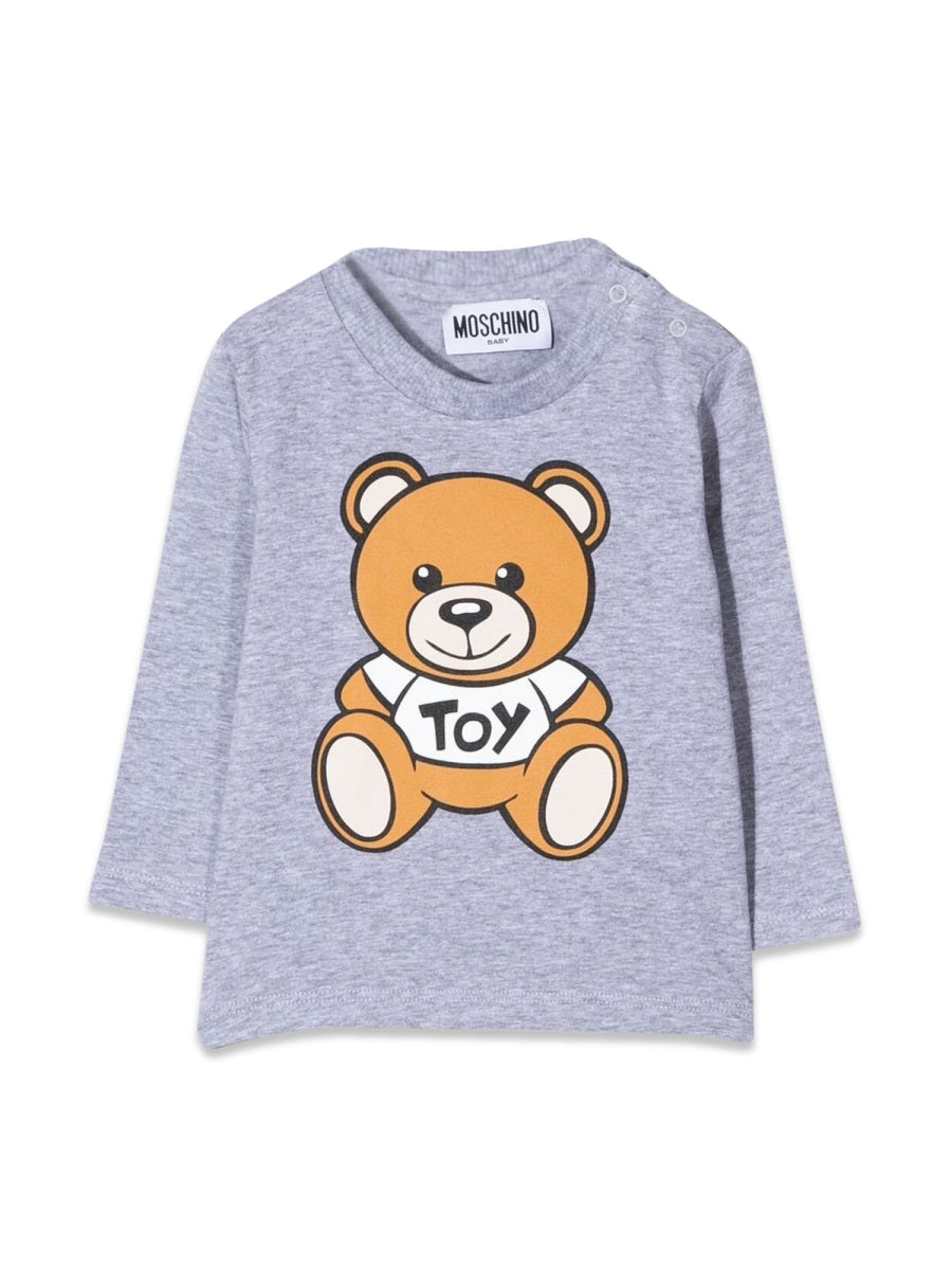 MOSCHINO Mini Teddy Bear Cotton T-Shirt