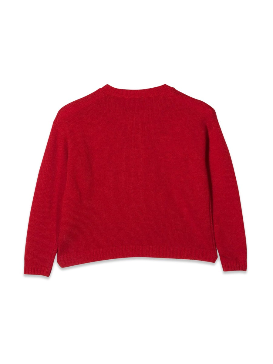 IL GUFO Cozy Mini Knitted Sweater for Girls