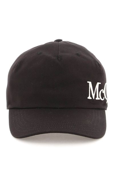 ALEXANDER MCQUEEN Classic Gabardine Baseball Cap - FW23 Edition